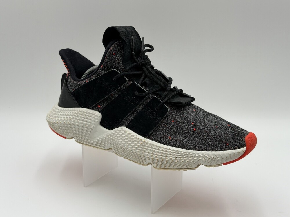Adidas Prophere Athletic Shoes Sneakers Men's SZ 10.5 Primeknit Black Red CQ3022
